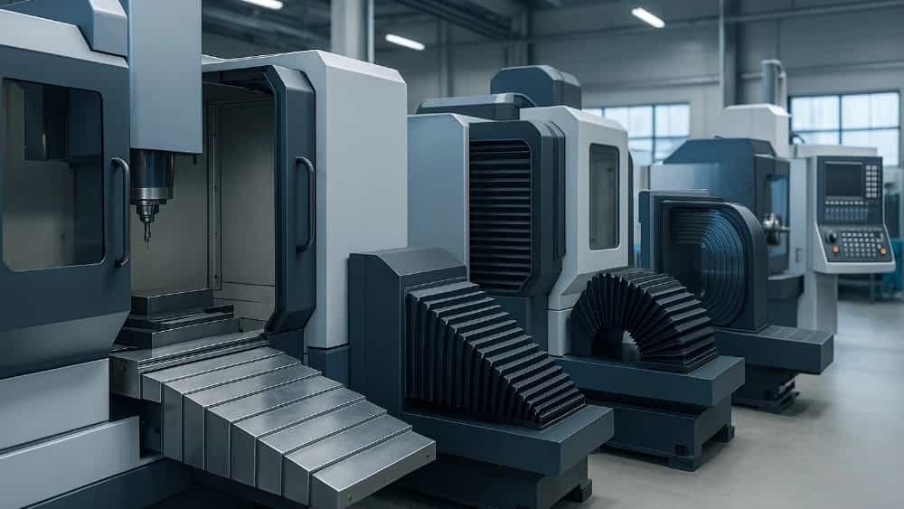 انواع کاور دستگاه CNC و کاربردهای آن‌ها؛ بررسی محصولات کاورسازی صالحی